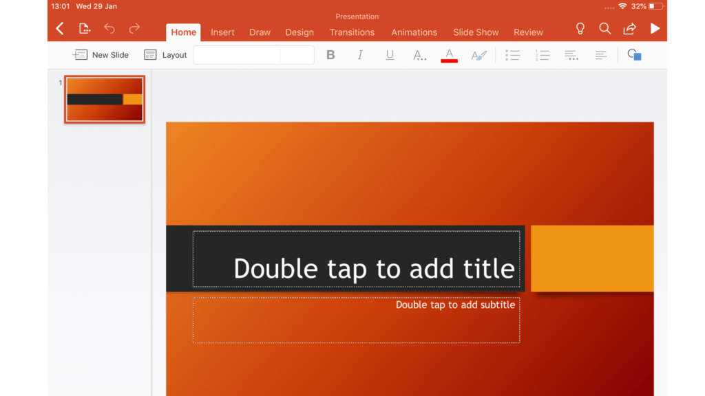 PowerPoint pour iOS