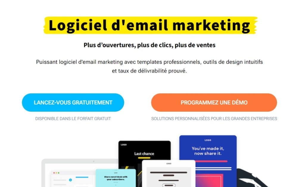 Logiciel d'email marketing Getresponse